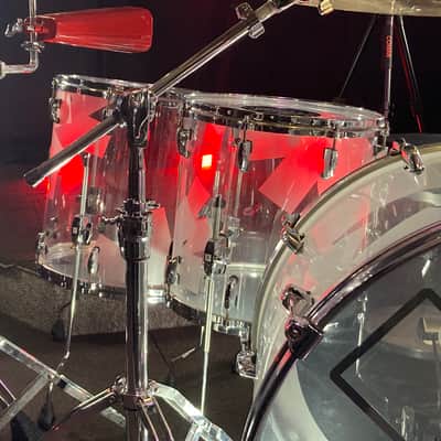 Pearl/Sabian Chad Smith's Red Hot Chili Peppers, World Tour, Complete 10-Piece Drum Set with Cymbals 2011 - Clear image 15
