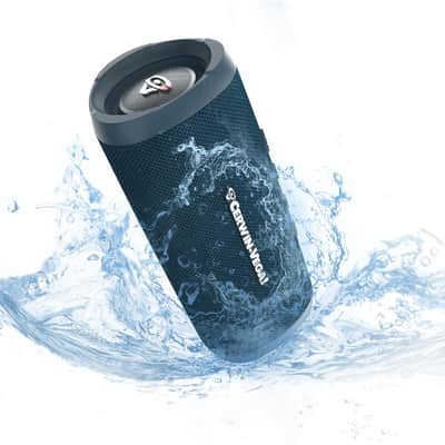 CERWIN-VEGA! Vega Mini Portable Bluetooth Speaker, VMBLK Powerful Bass, Portable Wireless Speaker for Travel, Home, and Outdoor Use – Black image 7