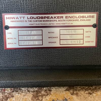 Hiwatt DR103 Custom 100 + Matching SE4123 4x12 2022 - Black image 10