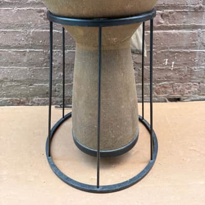 Remo World Percussion 14" Key-Tuned Djembe w/ Stand & Drum Key - 25" Tall - Head Needs Replacement - Made in USA image 4