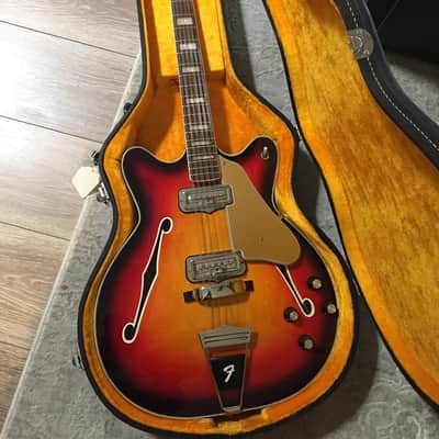 Fender Coronado XII Electric 12 String with Rosewood Fretboard 1967 Sunburst Vintage Guitar image 5