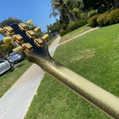 Gibson Custom Shop Les Paul Standard Gold Sparkle Roadshow - Toasted Marshmallow image 19