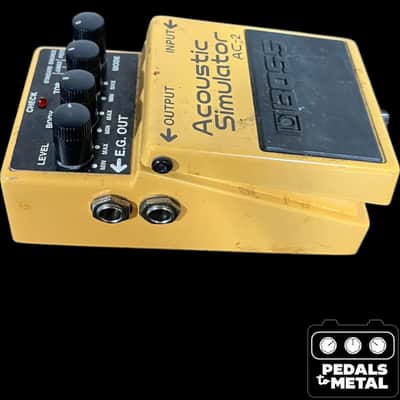 Boss AC-2 Acoustic Simulator (Silver Label) 1997 - 2006 - Yellow - X17181 image 4