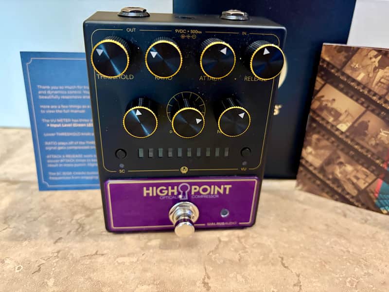 Walrus Audio Highpoint Analog Optical Compressor 2026 - Present - Black image 1