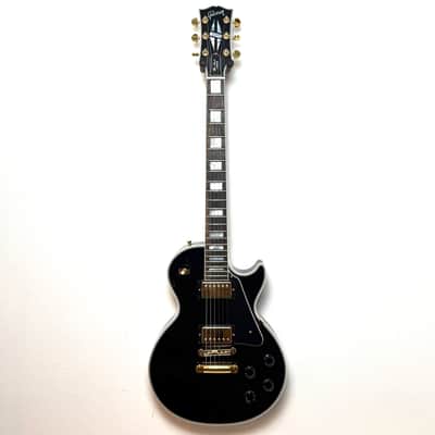 Gibson Custom Shop Les Paul Custom 2021 - Ebony w/ Gold Hardware image 2