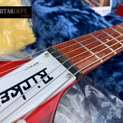 ♚ PRISTINE ♚ 2017 RICKENBACKER 350V63 Liverpool ♚ LUSH DEEP FIREGLO !♚ 6.2 LBS !♚ TOASTERS♚SAVE ££s. *360*330*325 image 8