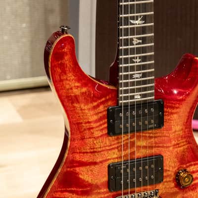 PRS Custom 24 Mango Top Limited Edition - Blood Orange image 9