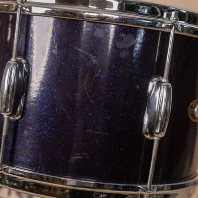 1960s Slingerland Stage Band Sparkling Blue Pearl Drum Set image 17