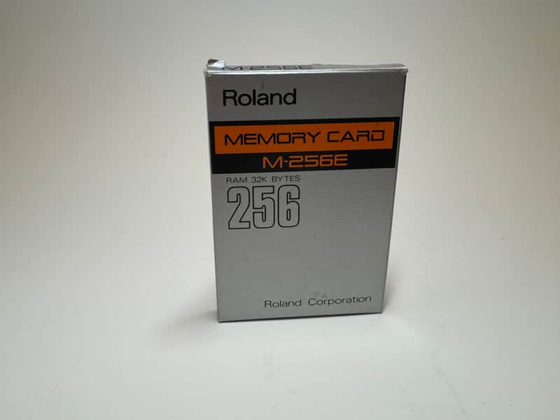 ROLAND M-256E MEMORY CARD RAM 32K BYTES image 1