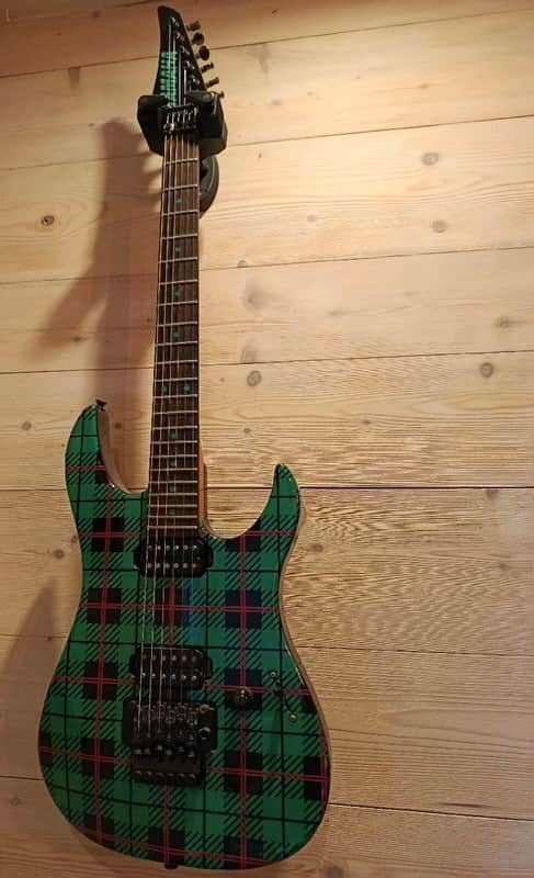 Yamaha RGZ 820 R Blues Saraceno 1993 - Watermelon Plaid Tartan finish image 1