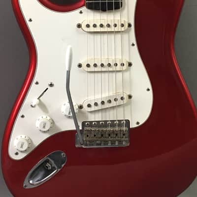 LEFTY! Vintage 1997 Fender ‘62 Reissue Stratocaster Custom Shop Texas Specials! Candy Apple Red Relic 6.9 Lb HSC image 3
