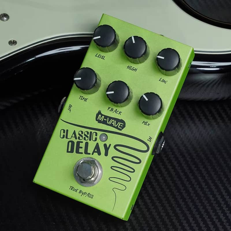 M-VAVE Analog Delay Guitar Pedal – 600ms Delay, 2-Band EQ, True Bypass, Dual Power Supply (DC/USB-C) image 1