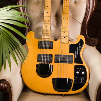 Shergold 124 1978 - Natural; 12 + 4 twin neck image 1
