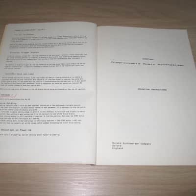 OSCar Vintage Synthesizer - Original Operating Instructions Owner's Manual - Rare image 2
