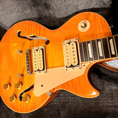 2015 Gibson Memphis ES-Les Paul Double Cream VOS – Lemon Burst – Rare Factory Dual DiMarzio Model - 1 of 150 Produced image 6