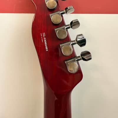 Fender Special Edition Set-Neck Custom Telecaster HH FMT 2003 - Black Cherry Burst image 8