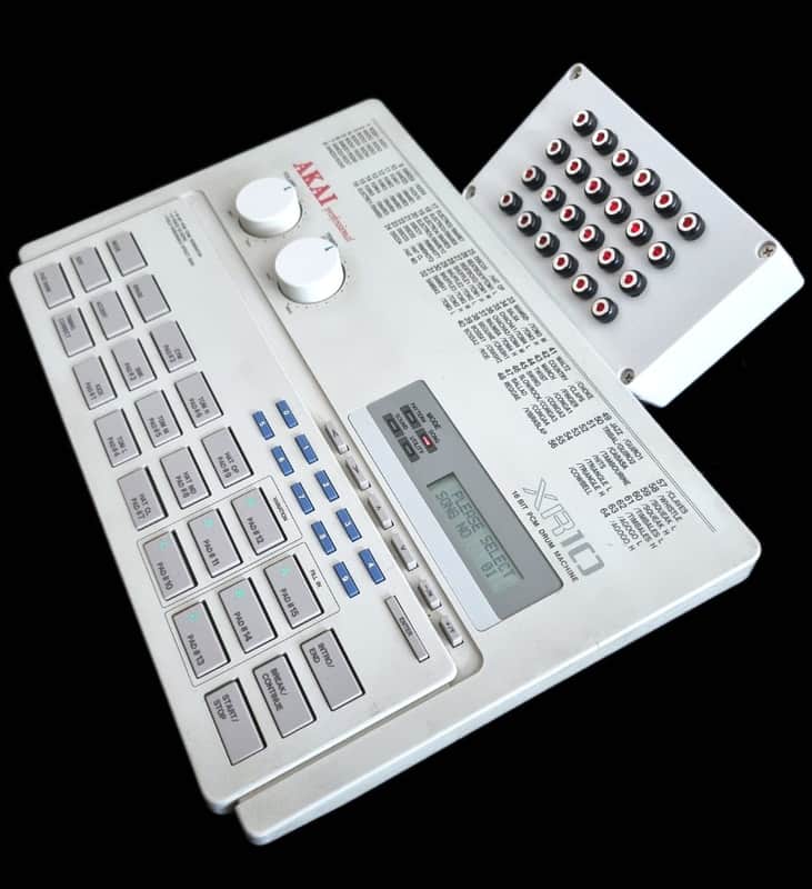 Akai XR-10 1990 Drum Machine + Patch Bay Mod image 1