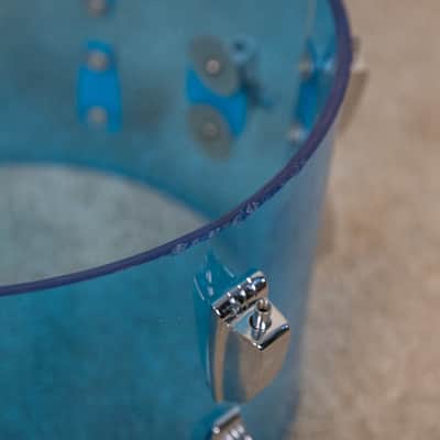 1970s Ludwig Big Beat Blue Vistalite Drum Set image 23