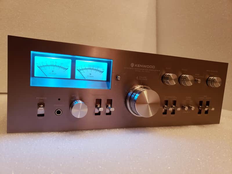 Fully Restored Kenwood KA-9800 (KA-8300 Variant) 80WPC Stereo Integrated Amplifier - Cool/Unique Blackface Kenwood, International Voltage Options, Amazing Performance! image 1