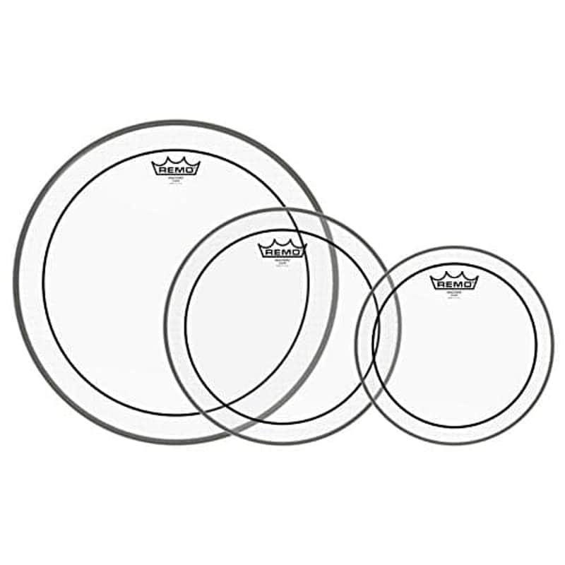 Remo Pinstripe Clear Drumhead Pack 10/12/16 image 1