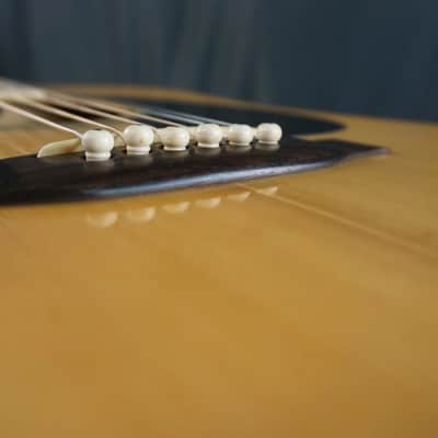 Yamaki YW-40 Dreadnought Acoustic Guitar MIJ w/ Hard Case – Vintage 1970s image 11
