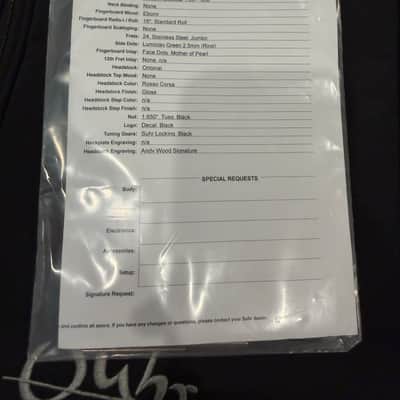 Suhr Andy Wood 10th Anniversary Modern T HH Rosso Corsa Red (bought new March 2026) image 17
