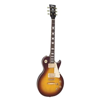 Vintage ReIssued Series V100 Electric Guitar - Tobacco Sunburst - Open Box image 1