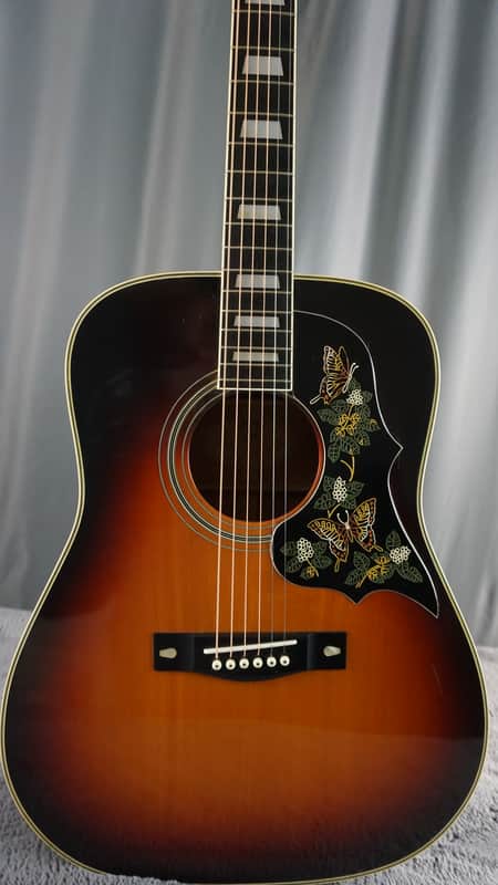 Yamaha L-8S Jumbo Acoustic Guitar MIJ Japan Vintage Sunburst w/ Original Hard Case image 1