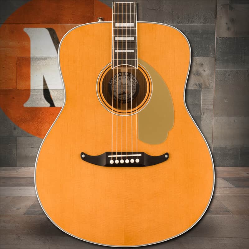 Fender California Vintage Palomino with Case, Gold Pickguard - Aged Natural image 1