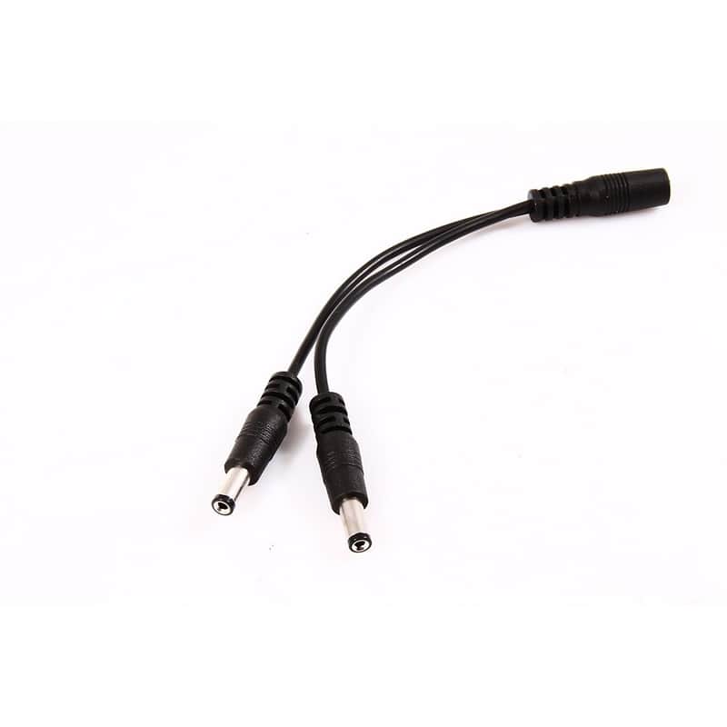 Voodoo Lab PPAY Dual 2.1mm Male to 2.1mm Female Standard Polarity Voltage Doubling Adaptor - 4" image 1