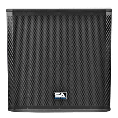 Seismic Audio Powered 18 Inch Line Array Subwoofer - 600 Watts 2-Way Active Sub image 2