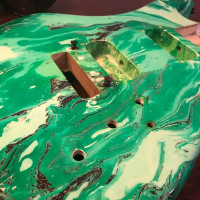 Kramer 1980's Body #D1523 from Kramer Factory Sale Neptune, NJ. Weighs 8.5 lbs! Factory Paint/Finish image 25