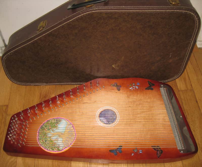 Therapy Harp Swarmandal Monochord Celestial Strings Tuning 432Hz Case image 1