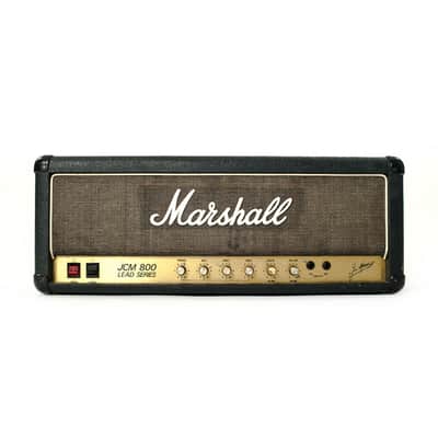 Marshall JCM 800 (2204) Master Model 50W MkII Lead 1980s Black Tolex owned by Billy Corgan image 1