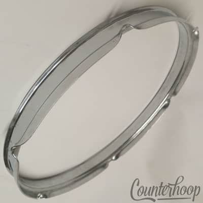 *Rogers 12" Tall-Boy Tom Drum Rim/Hoop 6-Hole 1 5/16" Holiday 60s Cleveland USA* image 3