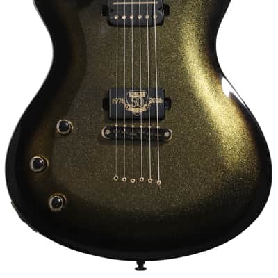 Schecter Tempest 50th Anniversary Left-handed Electric Guitar - Gold Burst image 2