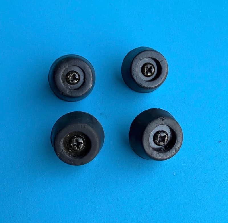 Marshall G15RCD MG10CD Amplifier Part: Rubber Foot Leg w/Screw [4PCS]-V2 image 1