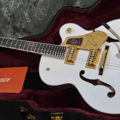 Gretsch White Falcon Hollow Body with String-Thru Bigsby w/ FREE Same Day Shipping image 8
