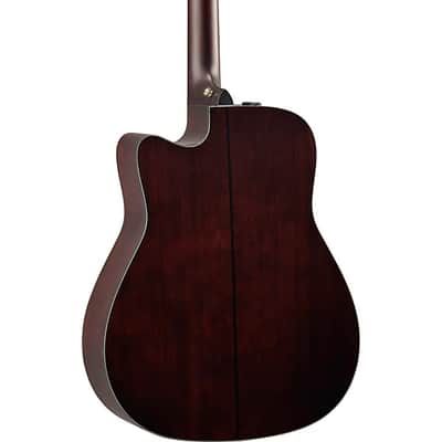 Yamaha TAG3 C TransAcoustic Dreadnought Cutaway Acoustic-Electric Guitar - Natural image 11