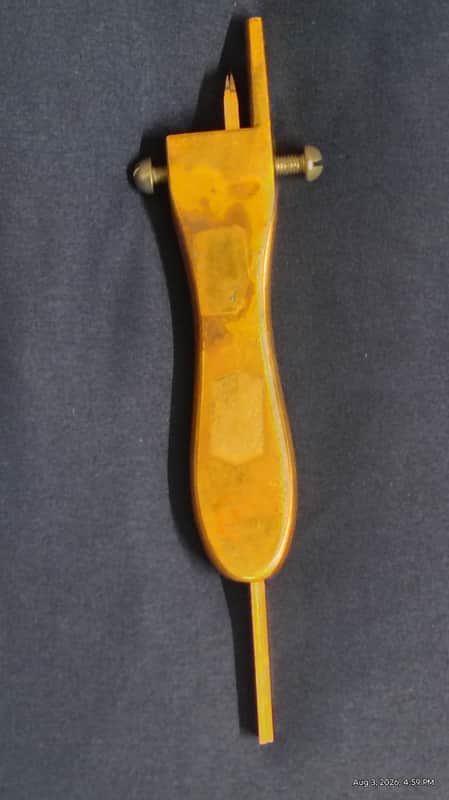Immagine Gotz vintage solid brass purfling cutter - Solid brass - 1