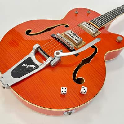 Gretsch G6120SSU Brian Setzer Nashville 1993 Orange image 4