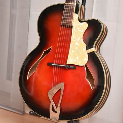 Rodebald Hoyer Alabama – 1960s German Vintage Archtop Jazz Guitar image 1