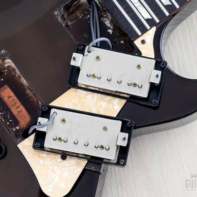 1990s Burny Joe Perry Signature LG-75JP Black Burst w/ VH-1, Fernandes Japan image 16