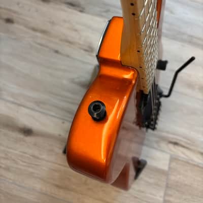 Charvel Jackson USA Select San Dimas Style 2 HH FR 2009 Candy Tangerine - Upgraded w/Original Floyd Rose (Titanium) image 6