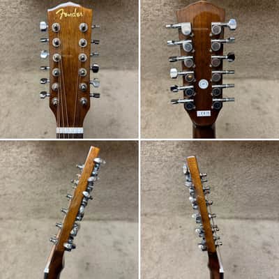 Fender CD-60SCE Dreadnought Cutaway 12-String Acoustic Guitar image 11