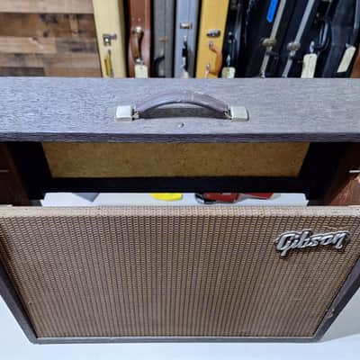 1964 Gibson GA-25 RVT Amp Cabinet And Spring Reverb Tank image 5