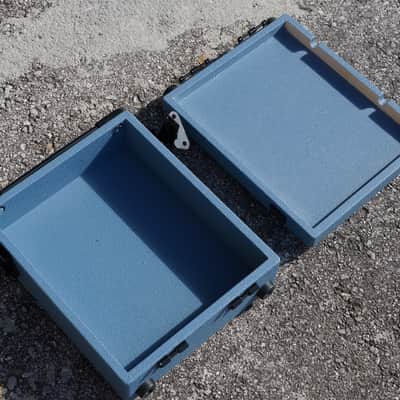 Blackhole Cases Make Noise 0-coast/0-ctrl/Strega Case 2020’s Semi Modular Desktop - Blue Tolex image 2
