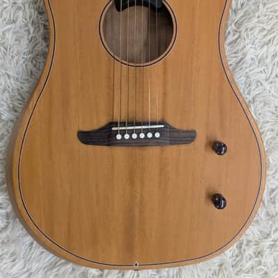 Fender Highway Acoustic Electric Mahogany Dreadnought Performance Guitar w/Bag image 1