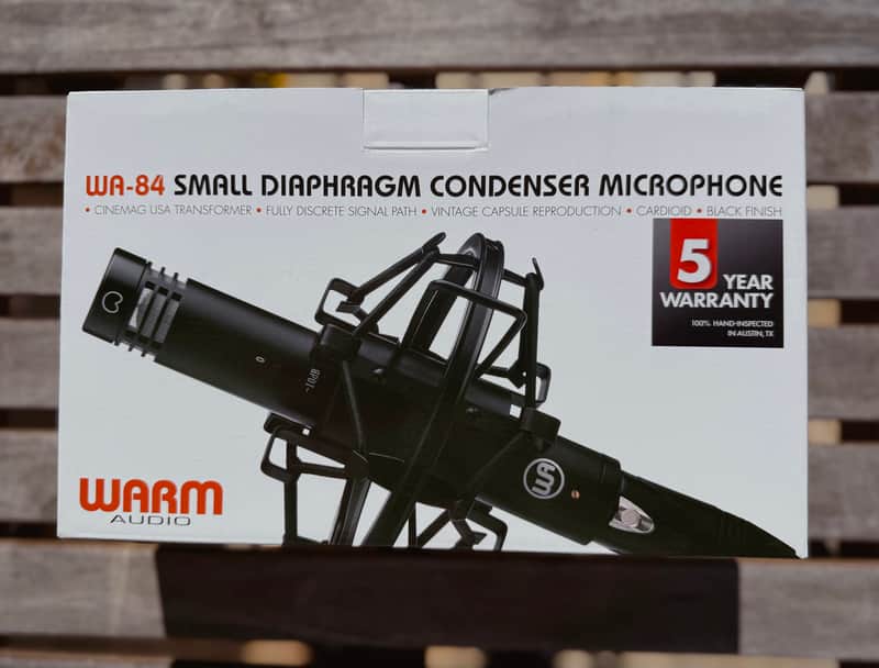 Warm Audio WA-84 Small Diaphragm Cardioid Condenser Microphone Black image 1