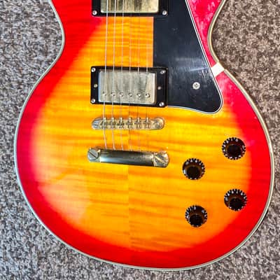 Epiphone Les Paul Custom Plus Heritage Cherry Sunburst electric guitar ohsc image 3
